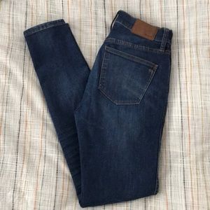 Madewell 9” High Rise Skinny in Polly Wash